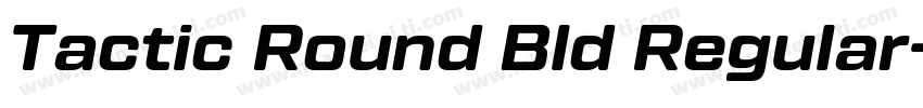 Tactic Round Bld Regular字体转换